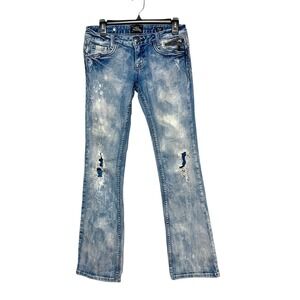 Vintage ReRock Express Jeans Distressed Bootcut Jeans Womens Sz 4 Y2K Retro